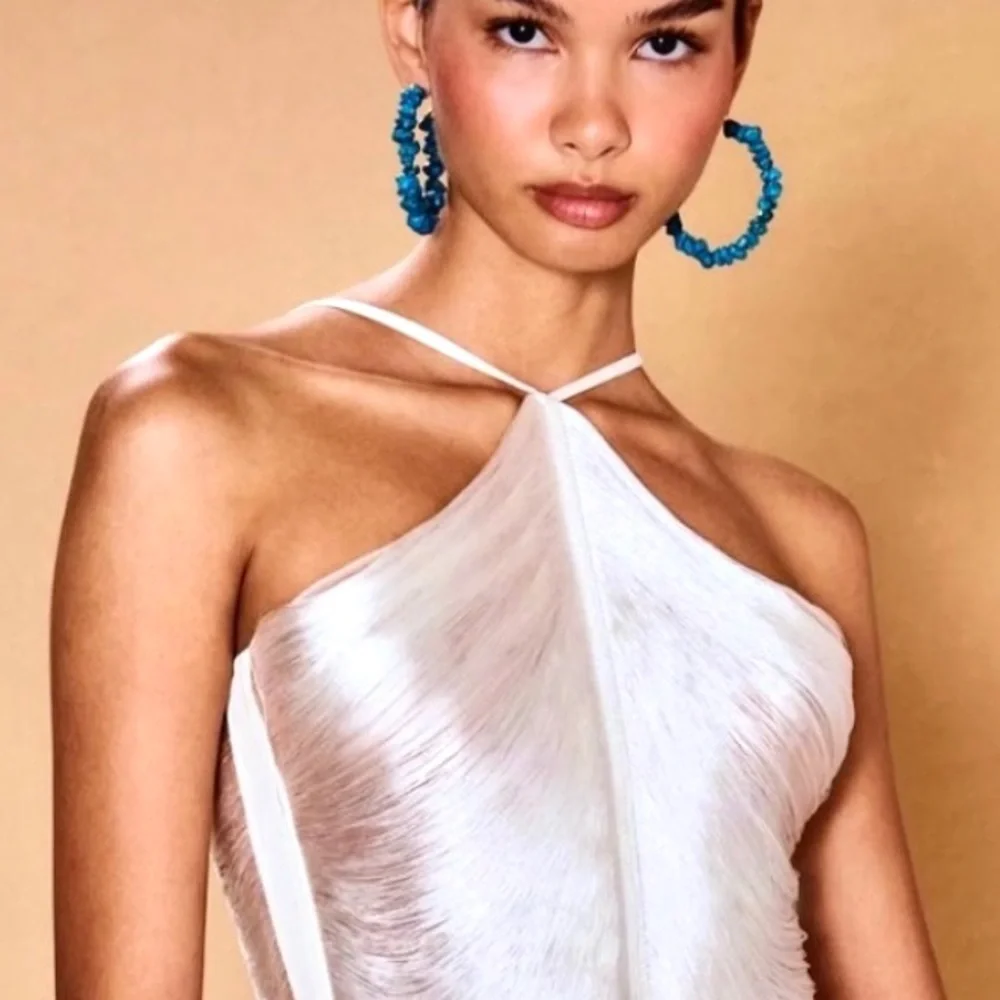 🌺🎉HP🎉🌺 NWT Cult Gaia Shirin Large Hoop Earrings - Picture 12 of 16